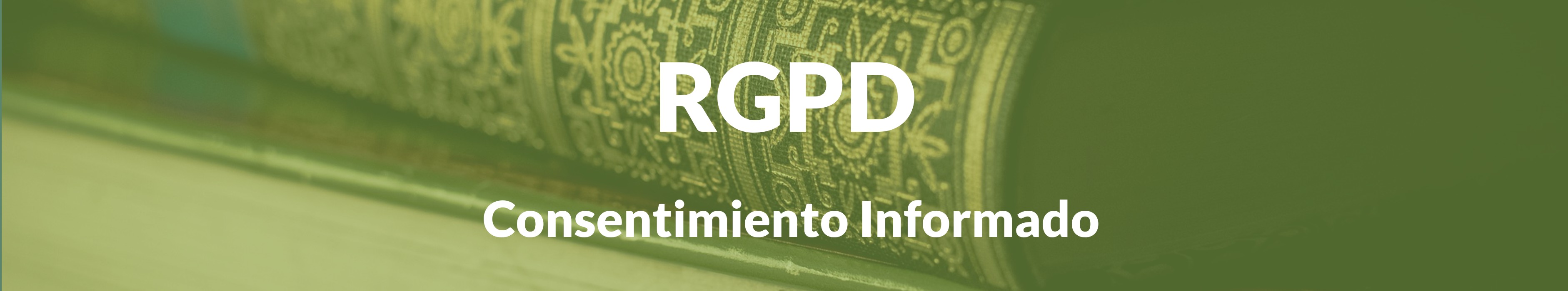 Consentimiento informado GPDR